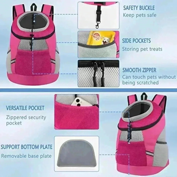Pink Pet Dog /  Cat Carrier - Picture 3 of 9
